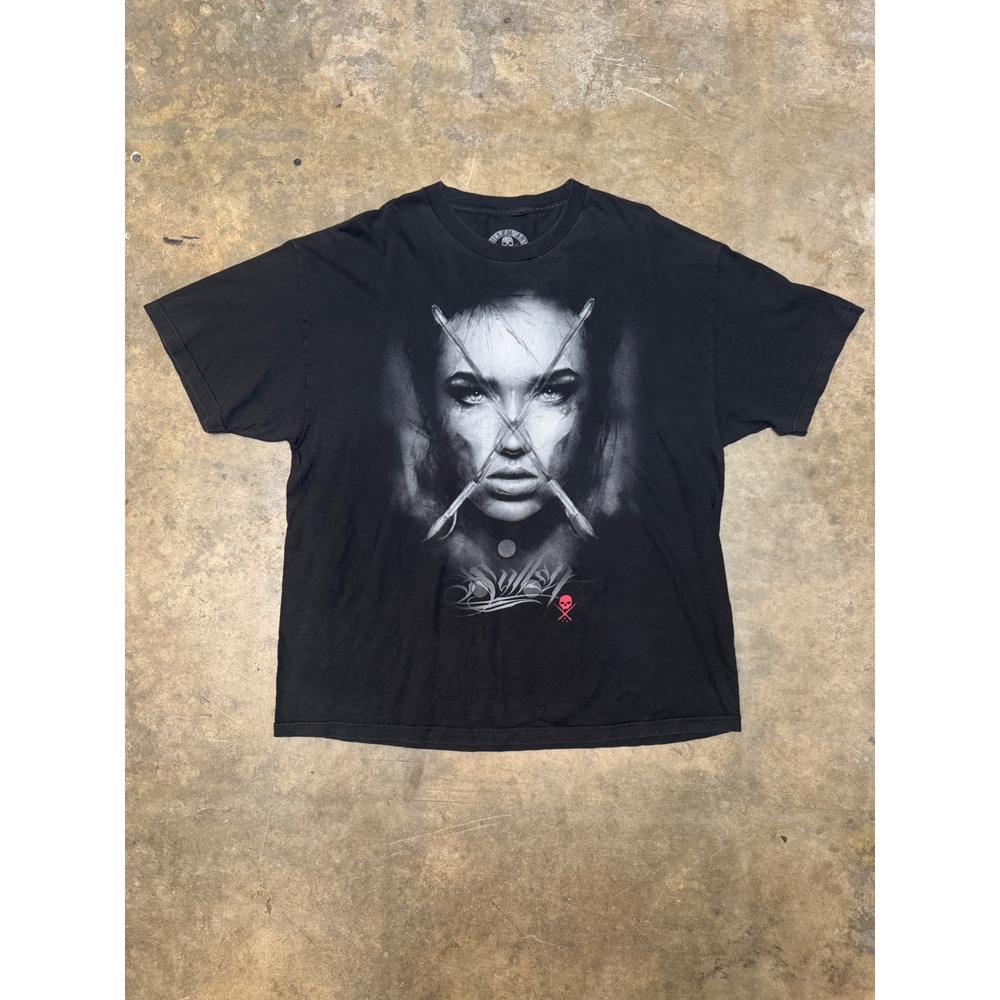 Sullen‎ Art Collective Jake Connolly Graphic T-Shirt Black Mens 2XL